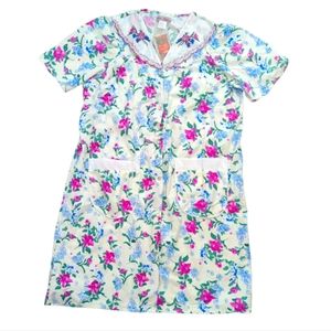 Lati Fashion house coat dress, night gown, robe, vintage style, NWT, sz XL